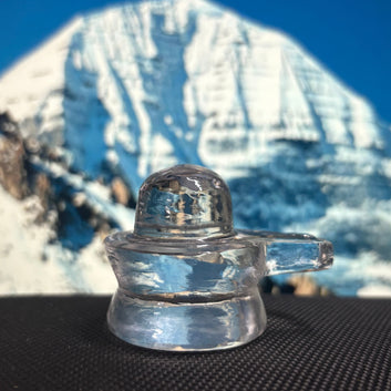 Pure Spatika Shivaling – Natural Crystal Shivling for Meditation & Puja (Certified)