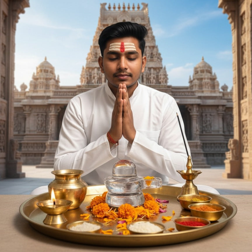 Pure Spatika Shivaling – Natural Crystal Shivling for Meditation & Puja (Certified)